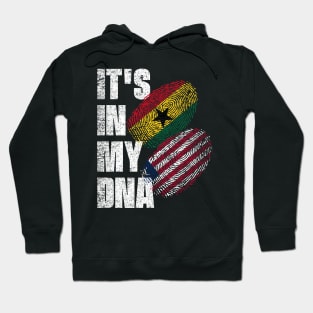 Liberian And Ghanaian Mix DNA Heritage Flag Hoodie